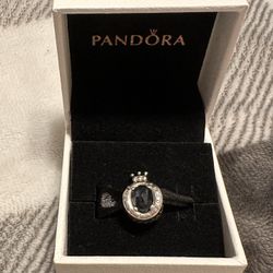Authentic Pandora Charm- Silver And Blue