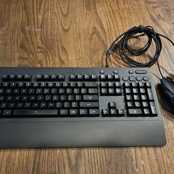 Logitech WIRED Gaming keyboard and Mouse