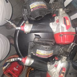 Two Roofing Max Nail Guns