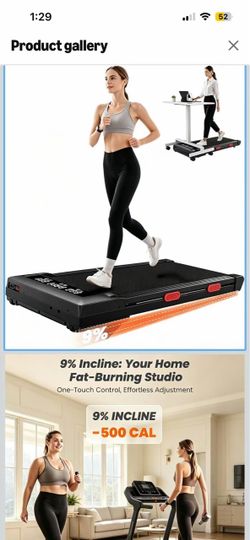 Brand New Walking Pad with Incline Smart AI App Control for Jogging Home