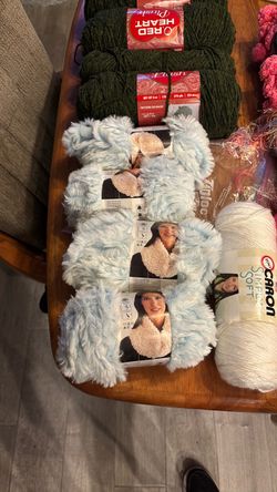 Mixed Yarn Lot – Red Heart, Caron & More