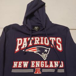 New England Patriots '47 Brand Pullover Hoodie 
