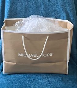 MICHAEL KORS CARINE SMALL STUDDED WHITE LEATHER SATCHEL HANDBAG