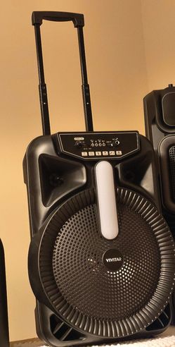 Vivitar Portable Bluetooth Party Speaker with Trolley