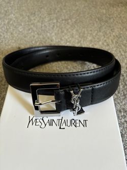 Silver YSL Women’s Belt