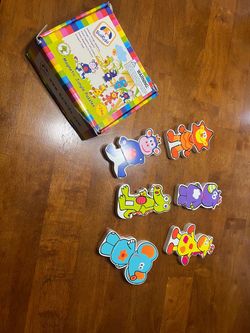 Magnetic jungle puzzles