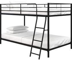 Brand New Black Twin Over Twin Bunk Bed