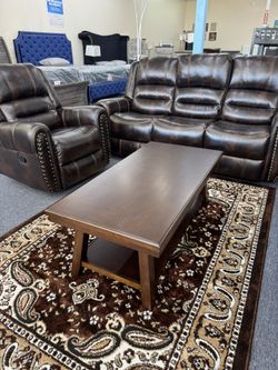 Ashley Wood Coffee Table 