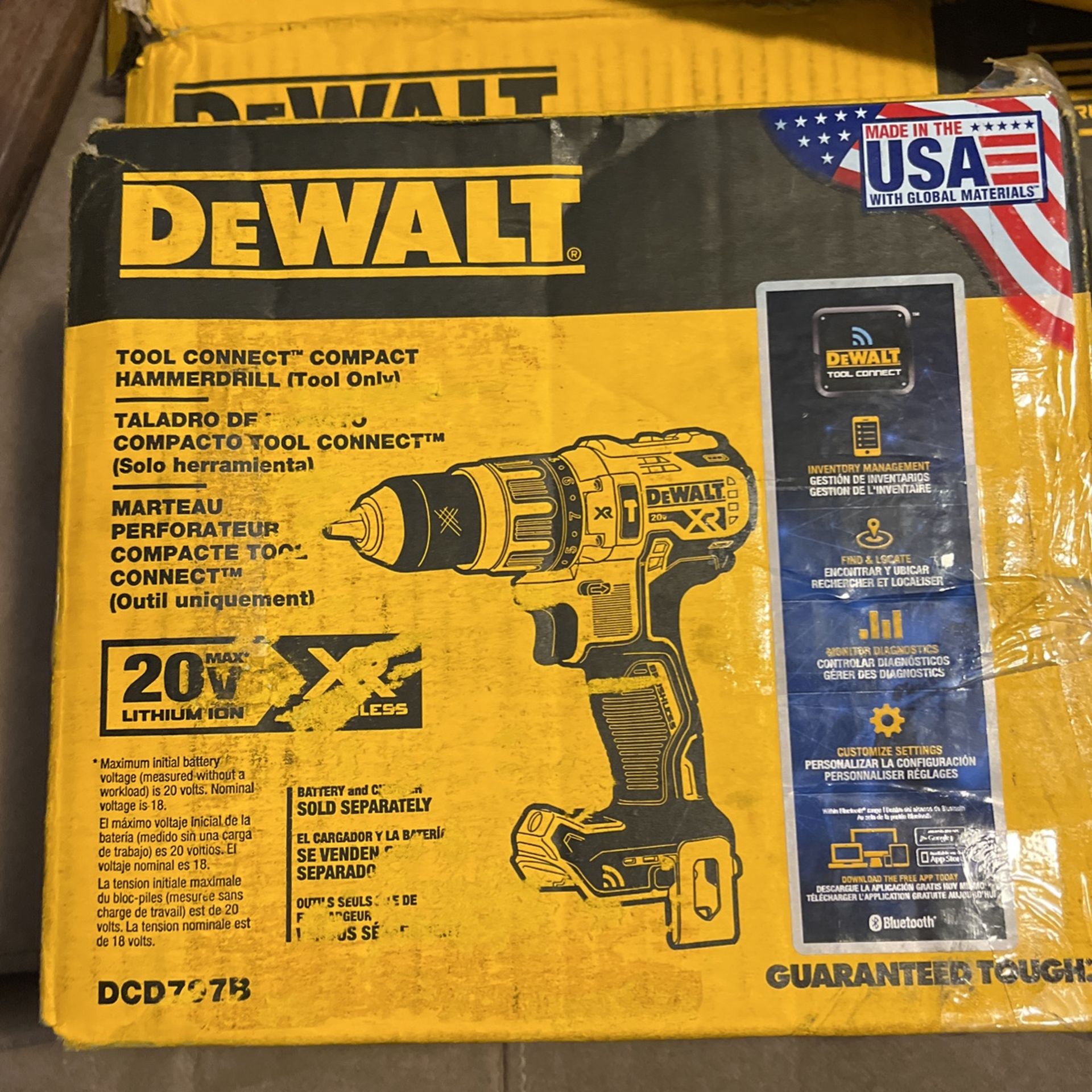 Compact Hammer Drill With Battery