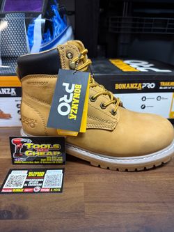 BONANZA PRO Trailhead Pro Tan Soft Toe Work Boots