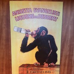 Anisetta evangelisti liquore da dessert print on stretched canvas