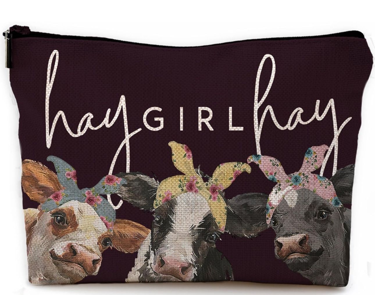 “Hay Girl Hay” Cosmetic Bag - BRAND NEW