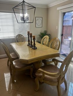 Formal Dining Table and Chair Set