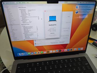2021 Macbook Pro A2442,M1 Pro,14",512Gb,32Gb,Non Touchbar,Good Condition, Grade A, Grey Color, Genuince AC Charger, Office 2022,Warranty for Great Sal