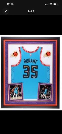 Custom framed Kevin Durant 2022-2023 Suns city connect fanatics authenticated