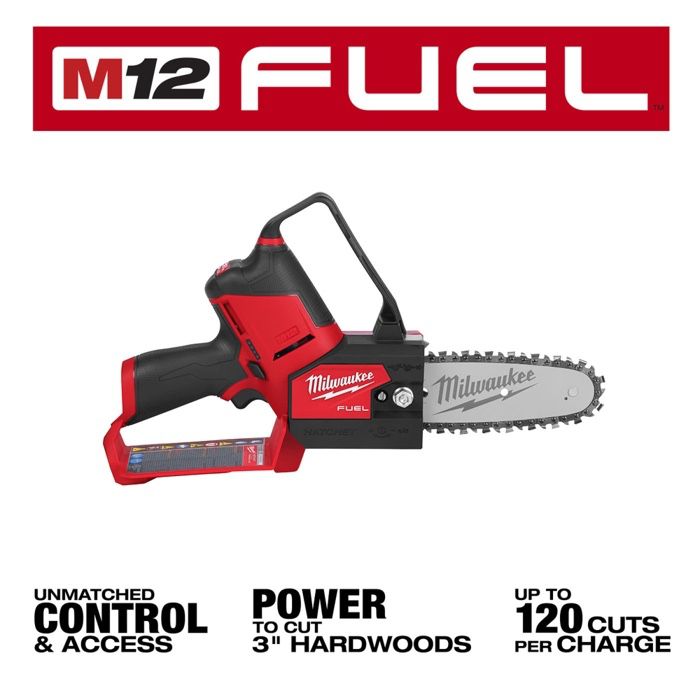 Milwaukee 2527-20 M12 FUEL HATCHET 6-Inch Pruning Saw, Tool Only