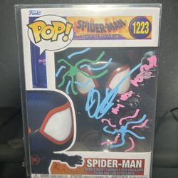 Miles Morales Autographed Funko Pop