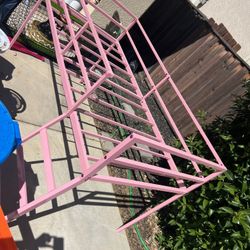 Loft Bed In Pink (low Loft Bed) 
