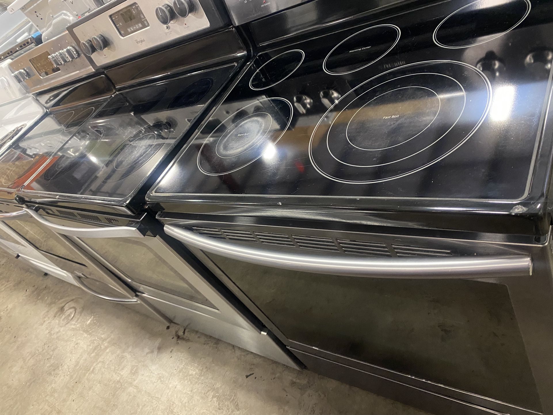 STOVE RANGE OVEN GLASS COIL TOP SELF CLEAN FREE WARRANTY, DELIVERY