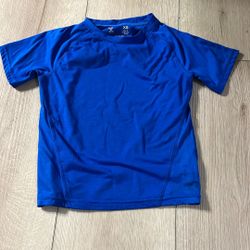 Kids Size 6/7 Blue Quick Dry Shirt