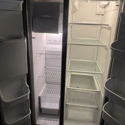 Frigidaire Side-by-Side Refrigerator – Spacious – Ice Maker Ready – Clean & Warranty