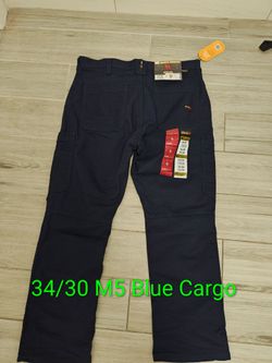 Ariat FR Mens Blue M5 Cargo 34x30