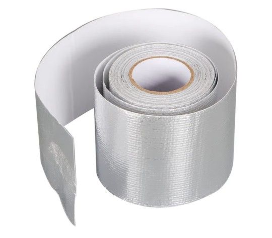 findmall Heat Shield Tape Adhesive Backed Aluminized Reflective Heat Barrier Tape Roll 2 Inch x 25 Feet (7.6m)