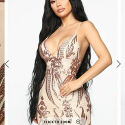 Sequin Dress Fashion Nova 1XL