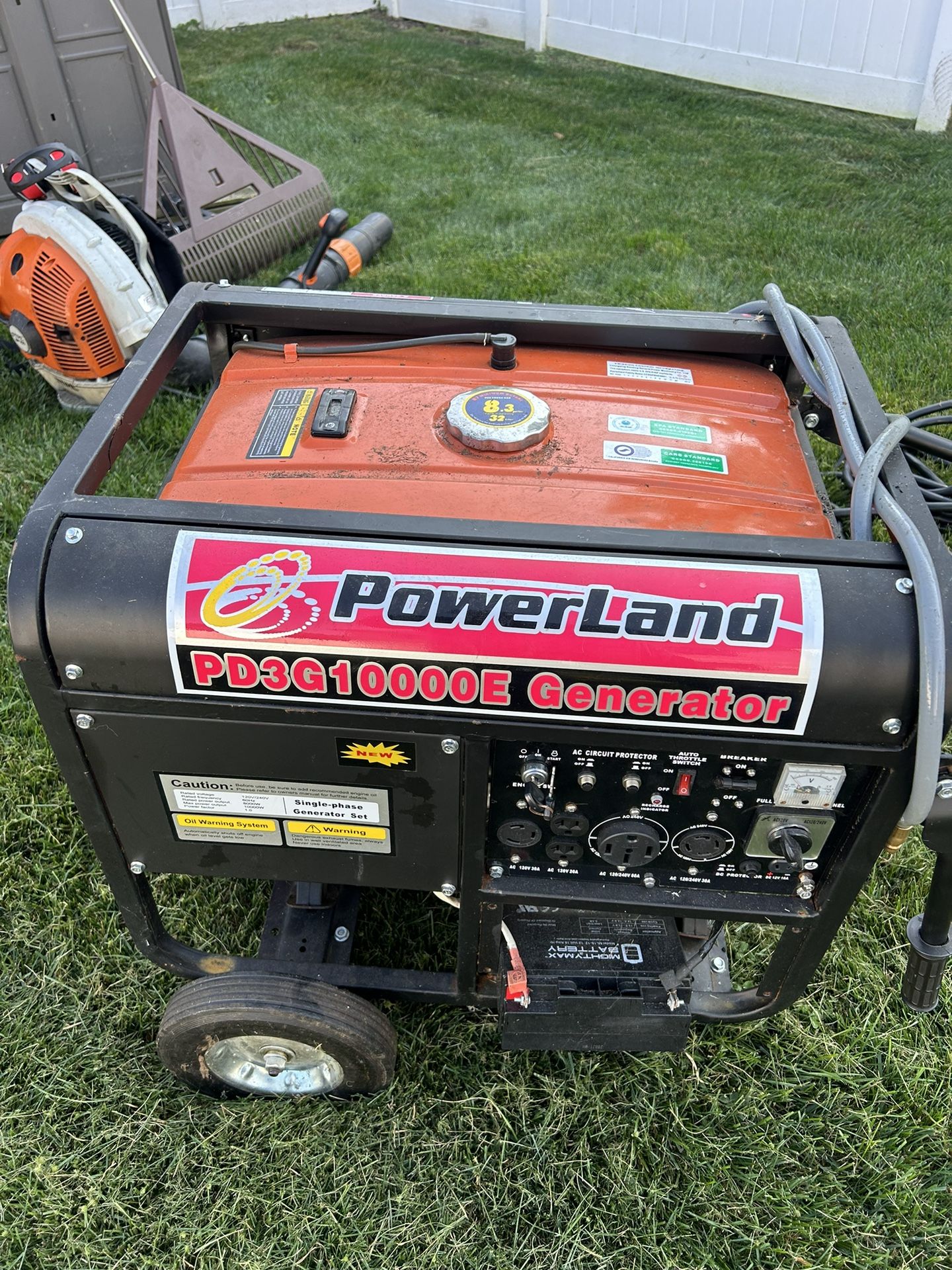 Powerland PD3G10000E Generator