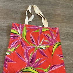 Flower tote bag