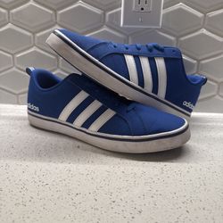Adidas VL Court 3.0 Skateboard Shoes- Mens Size 9.5 - Royal Blue White