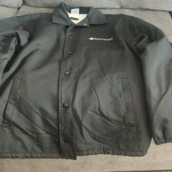 Varsity Bomber Jacket, Fleece, Script Logo