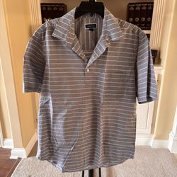 Club Room Men’s Popover Striped Polo Shirt