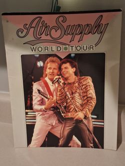 Air Supply World Tour Concert Program Book