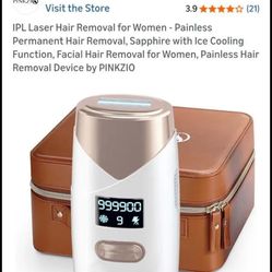 NEW Pinkzio laser hair remover kit