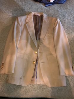 Tan blazer men’s size 34 or 36 short