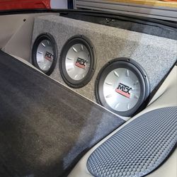 10" MTX Subwoofer And  Alpine Amp