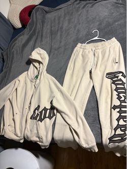 Godspeed OG Logo V2 Sweatsuit Creme/Brolive