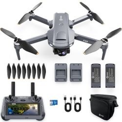 Contixo - F29 Altura Max 4K GPS Drone with 3-Axis Gimbal, 5" Screen Remote - NEW