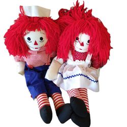 raggedy ann and andy dolls set

Great shape!! Almost like new I would describe it. 24" approximately height. 

(Creepy spooky Anabelle Halloween)