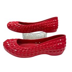 Women Size 7 Crocs Mary Jean Ballet Flat Slip On Sandals Iconic Comfort Shoes