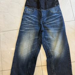 Balenciaga double jeans size s