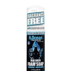 H2Ocean Blue Green Foam Soap - Foam Antibacterial Aftercare