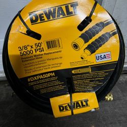 Dewalt 3/8 in. x 50 ft Replacement/Extension Hose for Cold Water 5000 PSI Pressure Washers