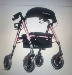 $50 ($150 New) Rollator walker with seat All-Terrain Wheels