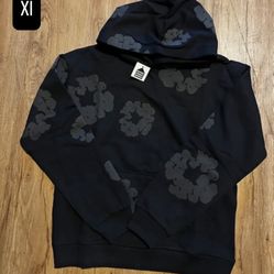 Black On Black Denim Tears Hoodie