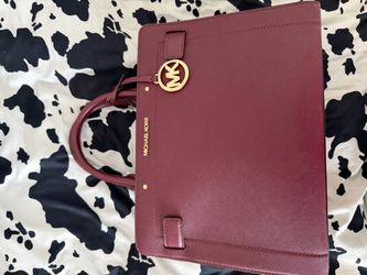 Michael Kors Saffiano Leather Satchel Handbag