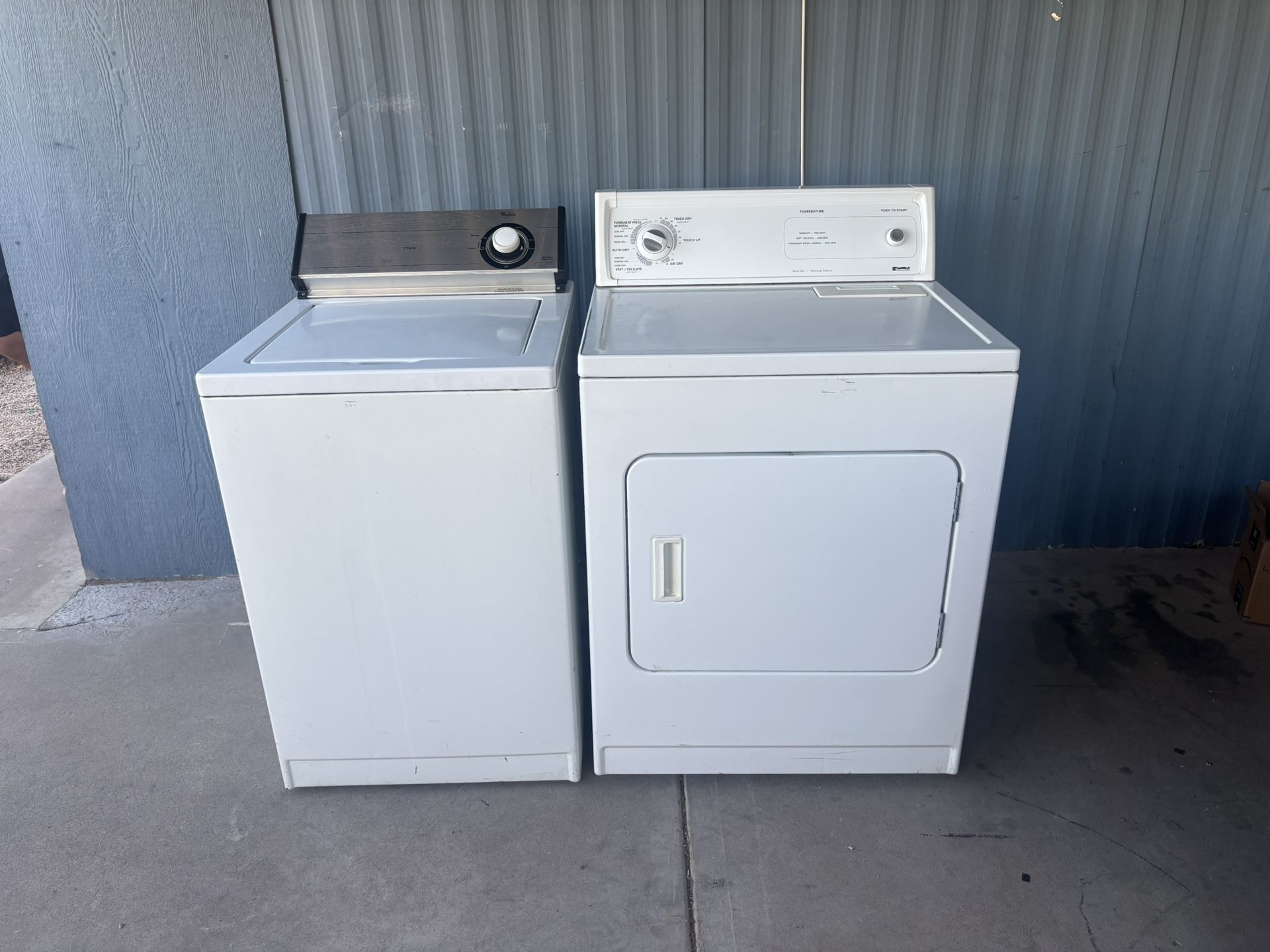 Washer And Dryer