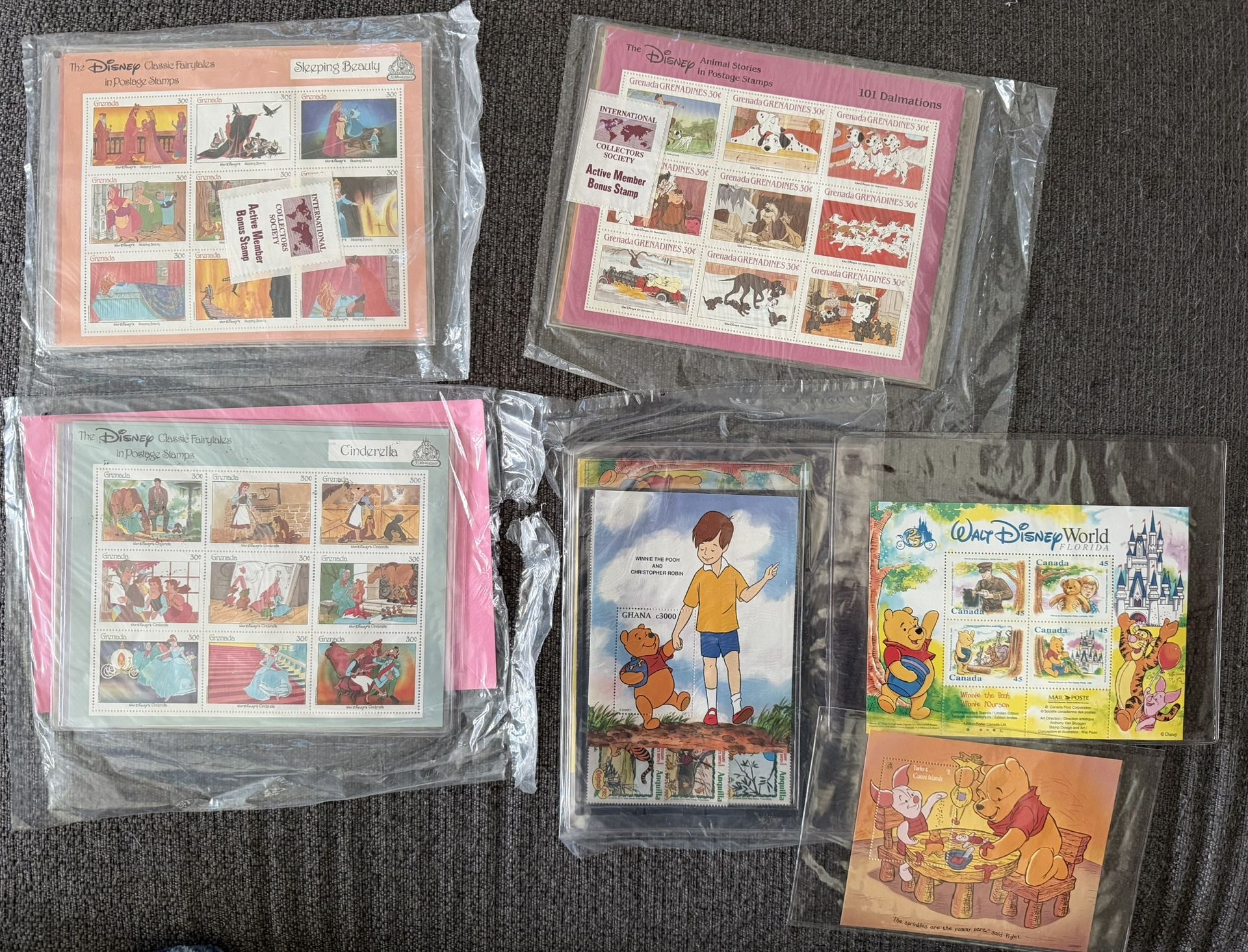 Vintage Disney Collectible Stamps