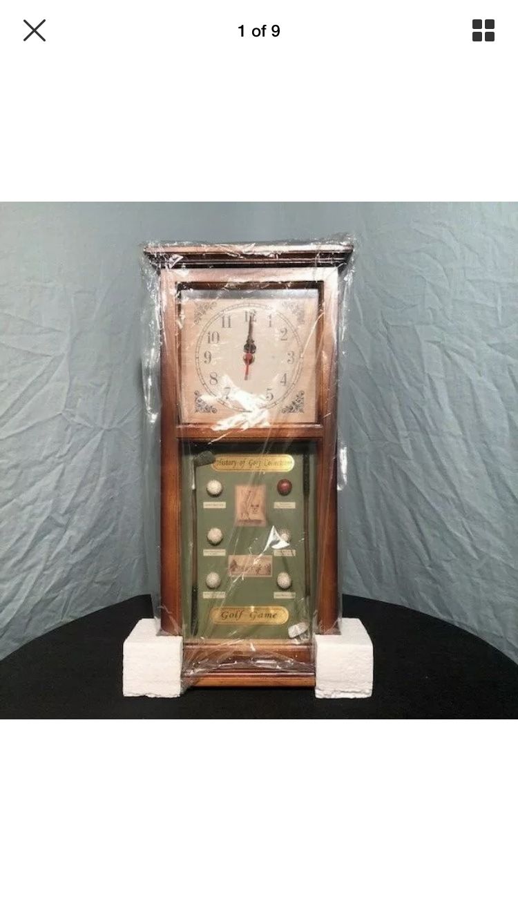 Brand New D+R Treasure Framing Golf Clock Made in Pleasant View, TN.